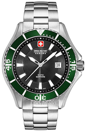 Swiss Military Hanowa Hanowa Czarny/Stal Ø44 mm 06-5296.04.007.06