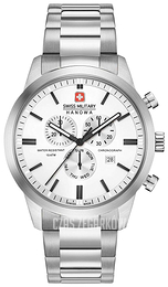 Swiss Military Hanowa Biały/Stal Ø44 mm 06-5308.04.001