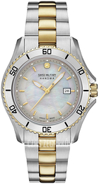 Swiss Military Hanowa Biały/Stal w odcieniu złota Ø36 mm 06-7296.7.55.009