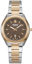 Swiss Military Hanowa Hanowa Brązowy/Stal w kolorze różowego złota Ø36 mm 06-7339.12.005
