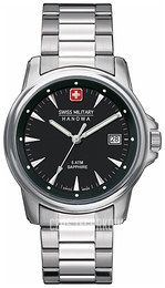 Swiss Military Dress Czarny/Stal Ø39 mm 06-8010.04.007