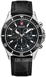Swiss Military Sport Czarny/Skóra Ø42 mm 6-4183.04.007