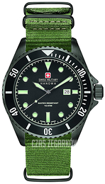 Swiss Military Sport Czarny/Tkanina Ø44 mm 6-4279.13.007