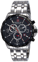 Swiss Military Sport Czarny/Stal Ø44 mm 6-5251.33.001