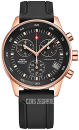 Swiss Military Chrono Czarny/Guma Ø41 mm SM30052.07