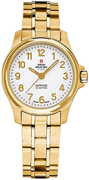 Swiss Military Chrono Biały/18 karatowe żółte złoto Ø28 mm SM30138.05