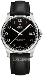 Swiss Military by Chrono Classic Czarny/Skóra Ø39 mm SM30200.24