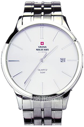 Swiss Military Chrono Biały/Stal Ø42 mm SM32043.02