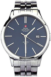 Swiss Military Chrono Niebieski/Stal Ø42 mm SM32043.03