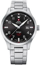 Swiss Military Chrono Czarny/Stal Ø43 mm SM34078.01