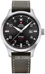 Swiss Military Chrono Czarny/Skóra Ø43 mm SM34078.04