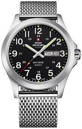 Swiss Military Chrono Czarny/Stal Ø42 mm SMP36040.13