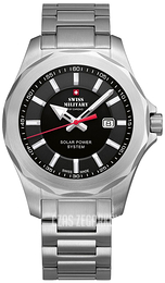 Swiss Military Chrono Czarny/Stal Ø42 mm SMS34073.01