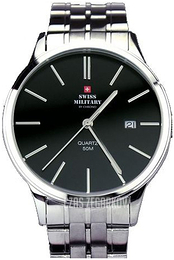 Swiss Military by Chrono Classic Czarny/Stal Ø42 mm 32043.01