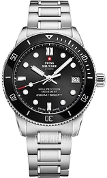 Swiss Military by Chrono Sport Diver Czarny/Stal Ø37 mm SM34089.01