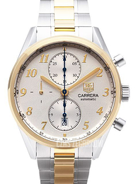 TAG Heuer Carrera Calibre 16 Heritage Automatic Chronograph Srebrny/Stal Ø41 mm CAS2150.BD0731