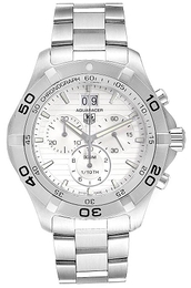 TAG Heuer Aquaracer Chronograph Srebrny/Stal Ø42 mm CAF101B.BA0821