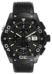 TAG Heuer Aquaracer Calibre 16 Czarny/Guma Ø44 mm CAJ2180.FT6023