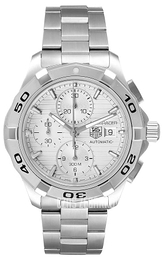 TAG Heuer Aquaracer Calibre 16 Automatic Chronograph Srebrny/Stal Ø43 mm CAP2111.BA0833