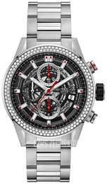 TAG Heuer Carrera Czarny/Stal Ø43 mm CAR201P.BA0766