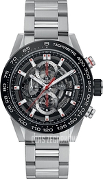 TAG Heuer Carrera Czarny/Stal Ø43 mm CAR201V.BA0766