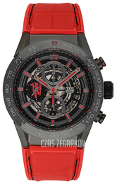 TAG Heuer Carrera Czarny/Guma Ø45 mm CAR2A1J.FC6416