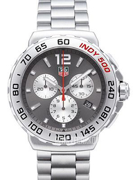 TAG Heuer Formula 1 Indy 500 Chronograph 42 mm Szary/Stal Ø42 mm CAU1113.BA0858