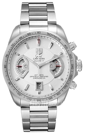 TAG Heuer Grand Carrera Calibre 17 Automatic Chronograph Biały/Stal Ø43 mm CAV511B.BA0902
