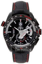 TAG Heuer Grand Carrera Czarny/Skóra Ø43 mm CAV5185.FC6237