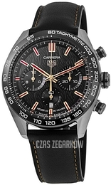 TAG Heuer Carrera Czarny/Skóra Ø44 mm CBN2A1L.FC6521