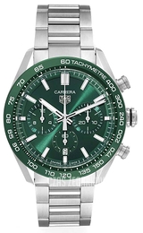 TAG Heuer Carrera Zielony/Stal Ø44 mm CBN2A1N.BA0643