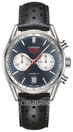 TAG Heuer Carrera Wielokolorowy/Skóra Ø41 mm CV211A.FC6335