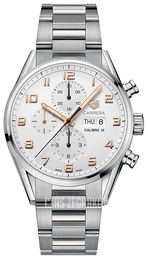 TAG Heuer Carrera Srebrny/Stal Ø43 mm CV2A1AC.BA0738