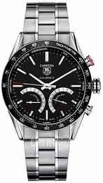 TAG Heuer Carrera Czarny/Stal Ø43 mm CV7A12.BA0795