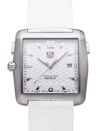 TAG Heuer Specialists Biały/Guma Ø37.5 mm WAE1117.FT6008