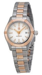 TAG Heuer Aquaracer Srebrny/Stal w kolorze różowego złota Ø27 mm WAP1450.BD0837