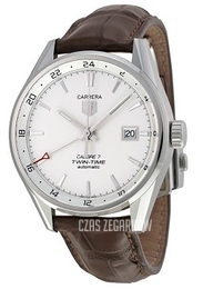 TAG Heuer TAG Heuer Carrera Srebrny/Skóra Ø41 mm WAR2011.FC6291
