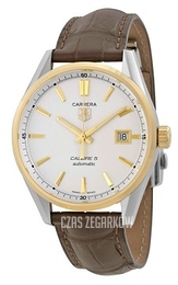 TAG Heuer Carrera Biały/Skóra Ø39 mm WAR215B.FC6181