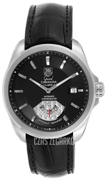 TAG Heuer Grand Carrera Calibre 6RS Automatic Czarny/Skóra Ø40.2 mm WAV511A.FC6224