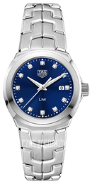 TAG Heuer Link Damklockor Niebieski/Stal Ø32 mm WBC1318.BA0600