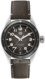 TAG Heuer Autavia Czarny/Skóra Ø42 mm WBE5114.FC8266