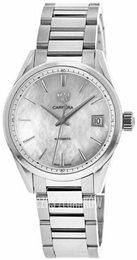 TAG Heuer Carrera Lady Biały/Stal Ø36 mm WBK2311.BA0652