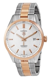 TAG Heuer Carrera Srebrny/Stal Ø39 mm WV215E.BD0735