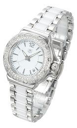 TAG Heuer Formula 1 Steel And Ceramic Full Diamonds Biały/Czeramiczna Ø37 mm WAH1215.BA0861