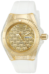 Technomarine Cruise Monogram Żółte złoto/Guma Ø40 mm TM-115061