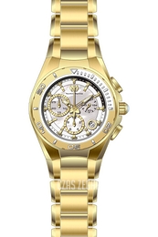 Technomarine Manta Steel Biały/Stal w odcieniu złota Ø40 mm TM-215032