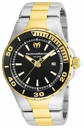 Technomarine Manta Sea Czarny/Stal w odcieniu złota Ø44 mm TM-215058