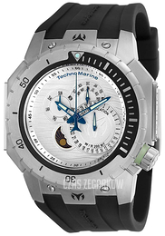 Technomarine Manta Sea Srebrny/Guma Ø48 mm TM-216008