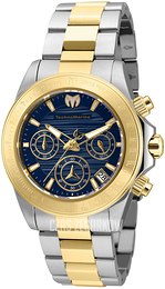 Technomarine Niebieski/Stal w odcieniu złota Ø38 mm TM-219012