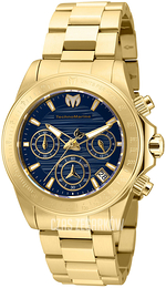 Technomarine Niebieski/Stal w odcieniu złota Ø38 mm TM-219015